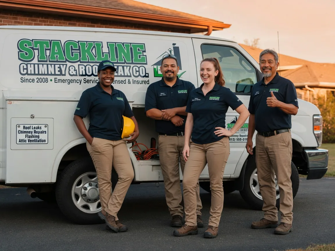 Chimney flashing repair company in Silverwood, MI